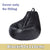 PU BeanBag Sofas Cover Chairs without Filler Linen Leather Lounger Seat Bean Bag Puff asiento Couch Tatami Living Room Furniture