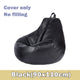 PU Leather BeanBag Sofas Cover Chairs without Filler Linen Lounger Seat Bean Bag Puff asiento Couch Tatami Living Room Furniture