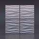 Plastic Molds Plastic forms, plastic 3D decorative wall panels "Wave Atlantic" for gypsum, Price for 1pcs unique design
