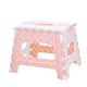 Plastic folding stool Portable Multi Purpose Foldable travel Train Outdoor  Sturdy Step Stool Home Kitchen Garage Blue/Pink @25