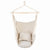 Portable Distinctive Cotton Canvas Hanging Rope Chair With Pillows Beige With 2 pillows Durable For Convenience Household