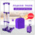 Portable Travel Trailer Aluminum Alloy Car Folding Luggage Cart Household Car Luggage Cart Shopping Trolley Trunk Trailer 40KG