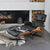 Replica Dining Chair BIG SIZE Swivel Lounge Chair&Ottoman With Top Real Leather Rosewood Armchair Living Room Sofa Leisure