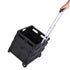 Rolling Utility Cart Heavy Duty Light  Weight 80LB Load Capacity Collapsible Handcart Plastic Shopping Trolley Without Cover