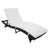 S Style Patio Chaise Lounge Embossing Vines Chaise Lounge Can Be Folded Chair Black Household Embossed Vine Supplies