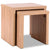Set of 2 Nesting Wooden Coffee End Table High Quality Chic Minimalist Modern Prevent Scratches Pads Side Table HW58203