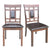 Set of 2 PU Leather Upholstered Dining Chairs High Back Armless Furniture Upholstered Seat Comedores Modernos Muebles HW58875