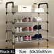 Shoe Shelf Rack DIY Assembly Black Korea Russia Shoe Organizer Rack Space Saver Home Furniture