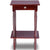 Simple Design Elegant Tall Telephone Stand Side Shelf Table Solid Wood Lower Storage Shelf Catchy Decor Endtable HW57880