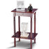 Simple Design Elegant Tall Telephone Stand Side Shelf Table Solid Wood Lower Storage Shelf Catchy Decor Endtable HW57880