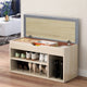 Simple Modern Shoe Storage Stool Fashion Sofa Bench Change Shoe Bench Shoe Rack With Cushion Seat