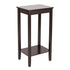 Simple Two-story Bedside Table Side Coffee Table  High-foot Style Brown Bedroom bedside table