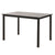 Simplistic Iron Frame Dining Table Black Dinning Table For Dinning Room