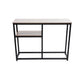 Sofa Console Table 2-Tier Entryway Table Home Collection Hall Stand TV Media Console for Living Room,Brown