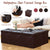 Sofa-shaped storage box Folding Ottoman Storage Box Pouffe Seat Stool Home Chair Footstool Storage Bench High load bearing