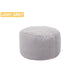 Solid Color Chair Cover Beanbag Sofas without Filler Small Round Lazy BeanBag Sofa Cover Waterproof Stuffed Storage Toy Bean Bag