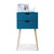 Solid Color End Table Nightstand Storage Wood Bedroom Table 2 Drawers Durable Sturdy Nightstand Fashion Business Style JJ0024