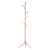 Solid Wood Coat Rack, Lacquered Pine Hat and Coat Rack with 8 Hooks-Living Room and Bedroom Clothes Hanger