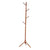 Solid Wood Coat Rack, Lacquered Pine Hat and Coat Rack with 8 Hooks-Living Room and Bedroom Clothes Hanger