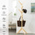 Solid Wood Hanger Floor Standing Coat Racks 8 Hooks Home Furniture Storage Clothes Hanging Wooden Hanger Bedroom Drying Rack