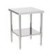 Stainless Steel Galvanized Work Table Cake Table Woodworking Metal Hiah Hardness Desk for Home Kitchen industry Work 24-72"