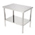 Stainless Steel Galvanized Work Table Cake Table Woodworking Metal Hiah Hardness Desk for Home Kitchen industry Work 24-72"