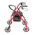 Steel & Nylon Walker with Wheels Black & Blue wheelchair for old people chair with 4 wheels