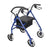 Steel & Nylon Walker with Wheels Black & Blue wheelchair for old people chair with 4 wheels