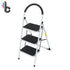 Step Ladder Three Layers Design Foldable Convenient Placement Hand Ladder With Handrails Home Supply Kitchen Furniture