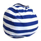 Stuffable Animal Toys Storage Bean Bag Stuffed Children Kids Plush Toy Organizer Multi-Purpose Large Capacity