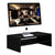 TV Stand 2-Tier Wood Arm Riser Desk Storage Organizer 16.7 inch Computer Monitor Stand Clamp Desk TV Shelf Risers