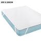 Terry Cloth Waterproof Bed Sheet For Mattress Pad & Topper With Band Bed Protector Waterproof Mattress Protector 200 x 200 cm