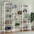 Tribesigns 3-in-1 wide 5-story bookshelf, large open bookshelf, wood and metal bookshelf