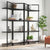 Tribesigns 71 Inches Wide Foldable 4-Tier Open Bookcases Furniture, Large Book Shelves for Home Kitchen Organizer