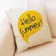 Tropical plant printed cushion cover summer style pillowcase pineapple decoration home sofa cover