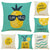 Tropical plant printed cushion cover summer style pillowcase pineapple decoration home sofa cover