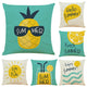 Tropical plant printed cushion cover summer style pillowcase pineapple decoration home sofa cover