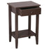 Two-layer Bedside Table Coffee Table with Drawer Coffee