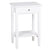 Two-layer Bedside Table Coffee Table with Drawer White Elegant, fine workmanship,night stand,sofa desk , side tables furniture.