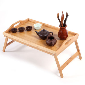 US Simple Bamboo Tea Table Dropshipping