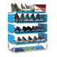 USA Stock Creative Five Layers Shoes Rack Simple DIY Assembly Shoes Organizer Shelf Non-woven Fabric Shoes Storage Shelves