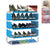 USA Stock Creative Five Layers Shoes Rack Simple DIY Assembly Shoes Organizer Shelf Non-woven Fabric Shoes Storage Shelves