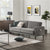 Velvet 3 Seater Sofa Bed Premium Velvet and WoodenModern Sofa Living Room Bedroom Family Net Red Sofa Light Luxury lover Chair