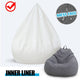 Waterproof Lazy BeanBag Sofas Inner Lining Suitable For 100x120cm Large Bean Bag Cover and Stuffed Animal Toy Upgraded Version