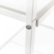 Widen 4 Tiers Bookshelf Ivory White Home Bedroom Storage Shelf