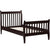 Wood Platform Bed with Headboard and Wooden Slat Support Wood Shelf Stable Classic Bed For Bedroom Apartment