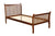 Wood Platform Bed with Headboard and Wooden Slat Support Wood Shelf Stable Classic Bed For Bedroom Apartment