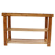 Wooden Bamboo Stool Shoes Organizer Home Cabinet Shoes Rack Shelf Cabinet Garden Foot Stool Storage Rank Stool Simple Style