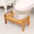 Wooden Thicken Round Toilet Foot Stool Home Crouch Hole Bench Tool Elderly Constipation Assistant Bathroom Potty Step Foot Stool
