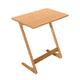 Z-shaped Bamboo Sofa Side Table Snack Tray for Bedside Couch Bedroom Sofa Living Room 60*40*65cm